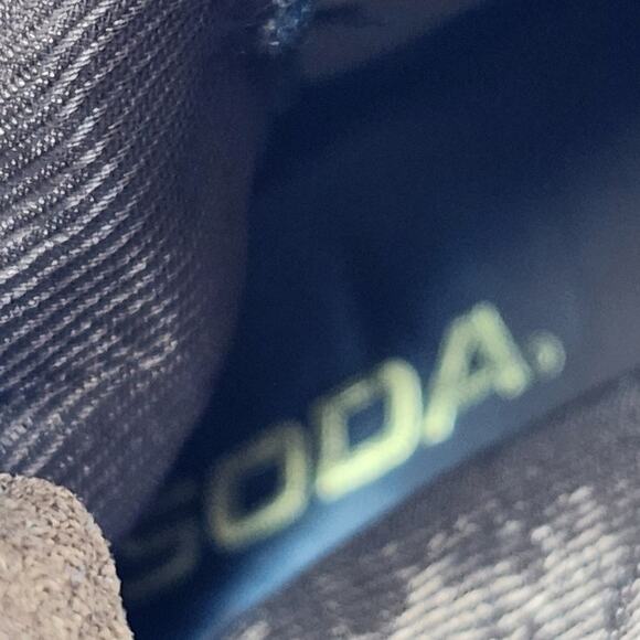 Soda Faux Suede Wide Calf Knee High Boots With Lace Up Back Brown Size 8.5 - Picture 8 of 8